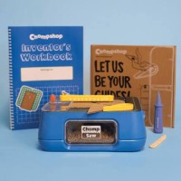 Tool Toys Chompshop Designer Bundle – Kid-Safe Chompsaw with Inventor’S Workbook – STEM