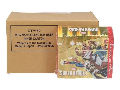 Trendy High-Quality Original Magic the Gathering Marvel Super Heroes Collector Booster Box - English