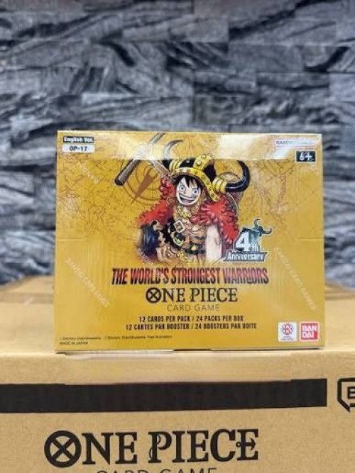Retail Factory Sealed Original One Piece OP17 The Worlds Strongest Warriors Booster Box