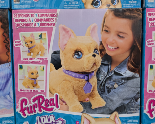 FurReal 2026 Lola Piper Train Play Frenchie Interactive Plush Dog 7 Commands Toys & Hobbies