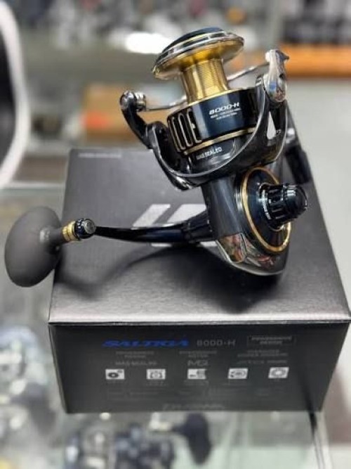 Trendy Factory Quality New Daiwa 25 SALTIGA 8000-H Spinning Reel English Display