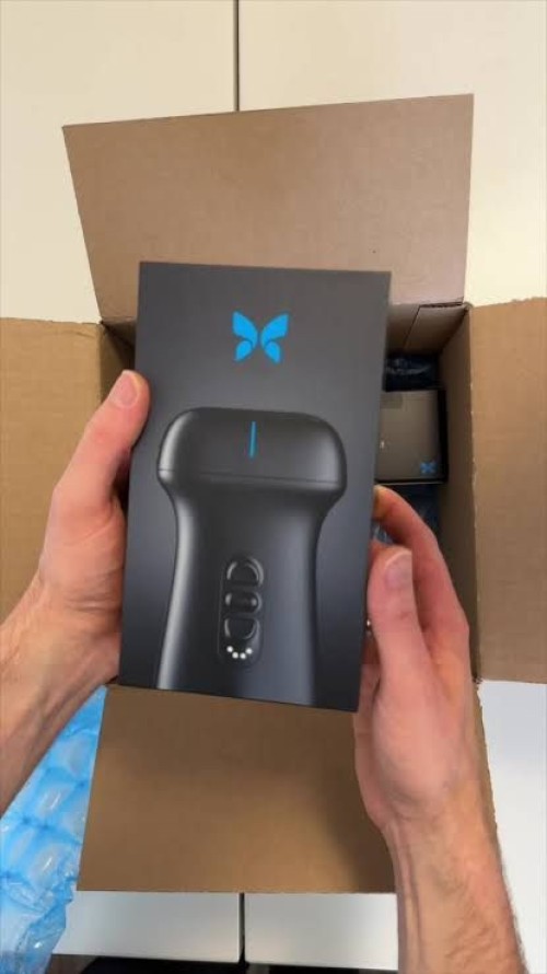 Butterfly iQ3 Handheld Portable Ultrasound Machines Probe – Includes Cables & Charger