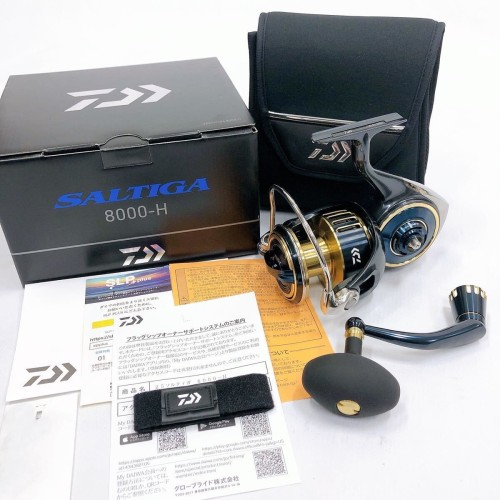 Trendy Factory Quality New Daiwa 25 SALTIGA 8000-H Spinning Reel English Display