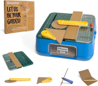 Tool Toys Chompshop Designer Bundle – Kid-Safe Chompsaw with Inventor’S Workbook – STEM