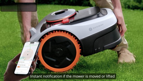 Segway I206 AWD Robot Lawn Mower, New I105N, 0.15 Acre, 45% Slopes | Perimeter