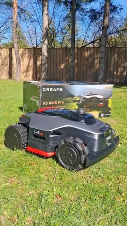 Dreame Roboticmower A3 AWD 1000 w/LIDAR 360° Vision Lawn Mower Robot