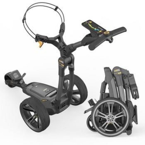 High Quality New PowaKaddy CT12 GPS/EBS Electric Golf Trolley - 18 Hole Lithium